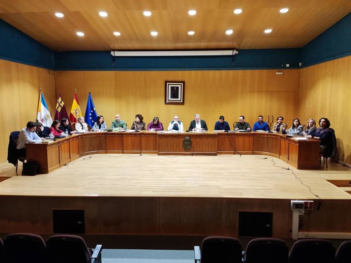 Sesión plenaria del Ayuntamiento de Santomera