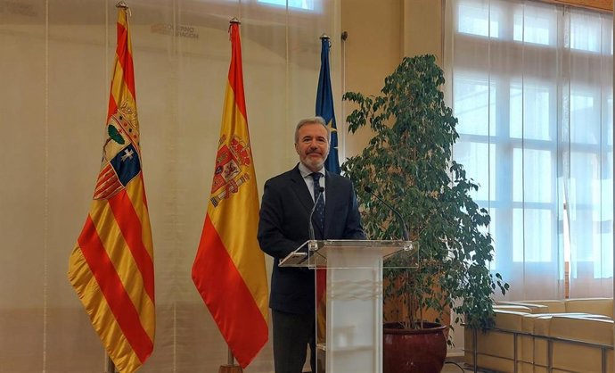 El presidente del Gobierno de Aragón. Jorge Azcón.