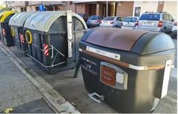 Archivo - Contenedor con chip para el reciclaje de materia orgánica en Vitoria-Gasteiz
