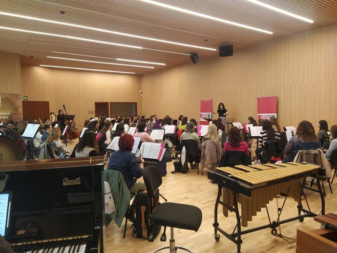 Ensayo Banda Simfònica de Dones de la FSMCV