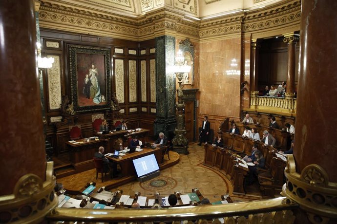Archivo - Ple de l'Ajuntament de Barcelona