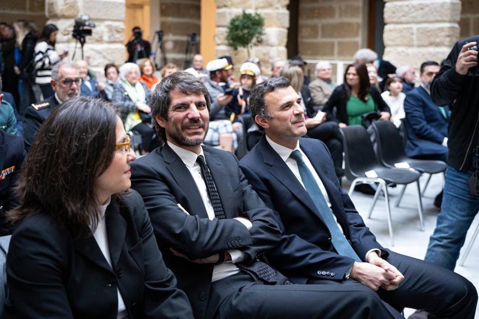 El ministro de Cultura, Ernest Urtasun, en Cádiz.