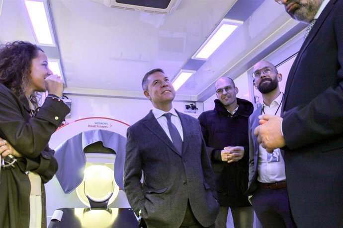 El presidente de C-LM en el Congreso Europeo de Radiología en Viena.