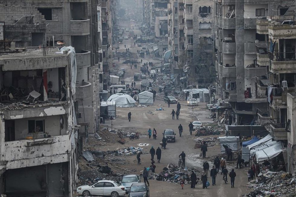 Imagen de archivo de la Franja de Gaza durante el alto el fuego con Israel 