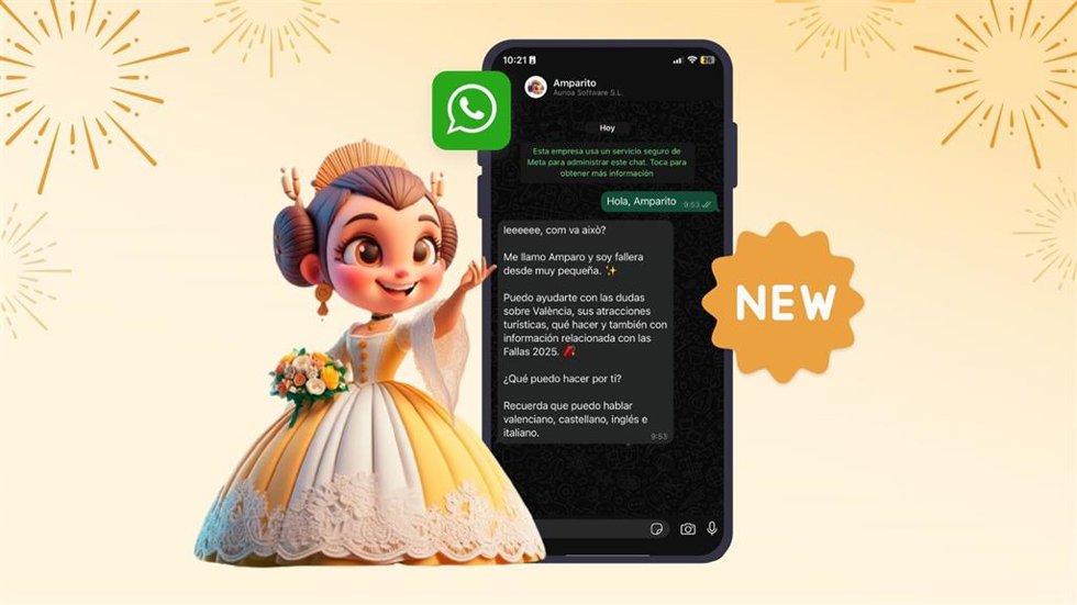 Amparito vuelve mejorada para seguir acercando las Fallas a todo el mundo