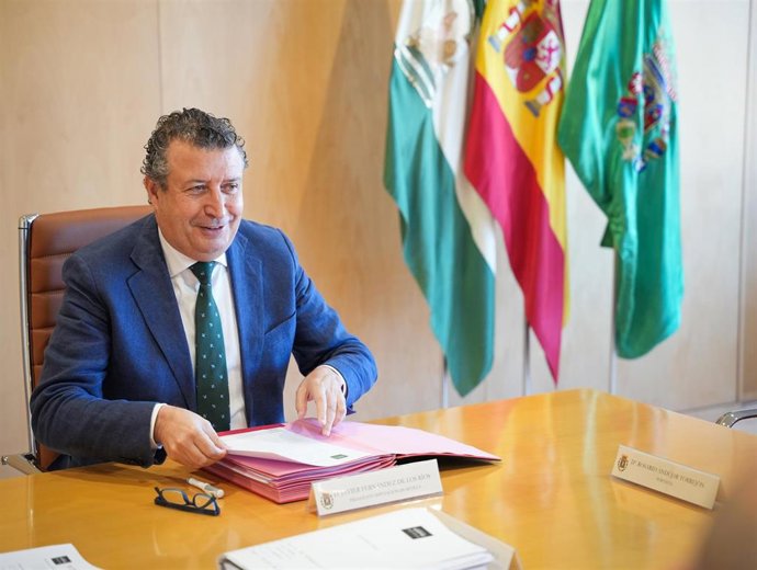Archivo - El presidente de la Diputación de Sevilla, Javier Fernández, en una foto de archivo.