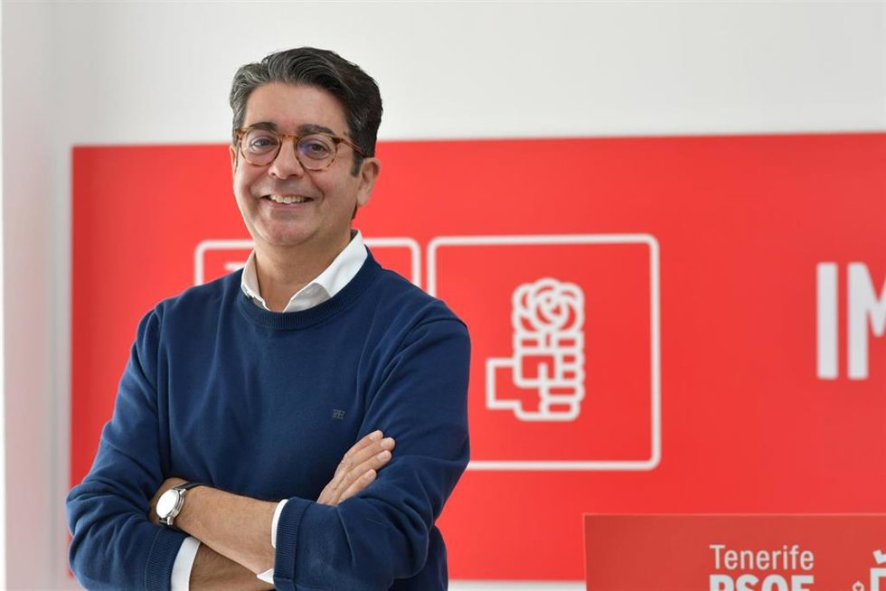 El presidente del Grupo Socialista en el Cabildo de Tenerife, Pedro Martín