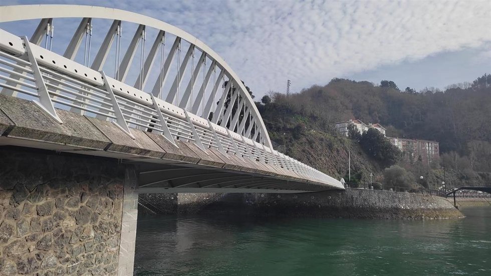 Puente de Calatrava en Ondarroa (Bizkaia)