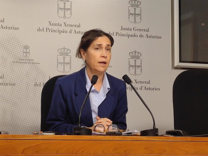 Archivo - La portavoz del Grupo Socialista en la Junta General, Dolores Carcedo