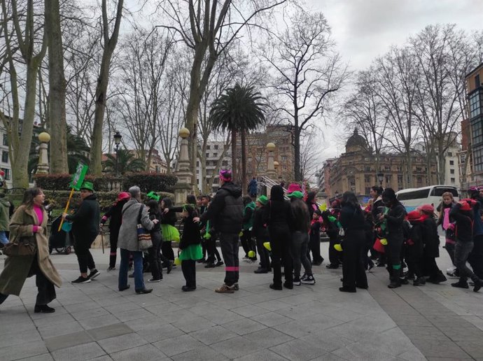 Desfile infantil del carnaval 2025 en Bilbao