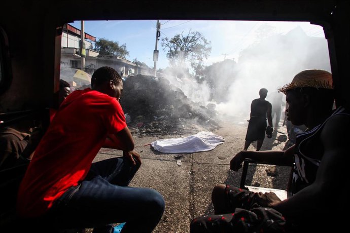 Imagen de archivo de la violencia en Puerto Príncipe (Haiti) 
