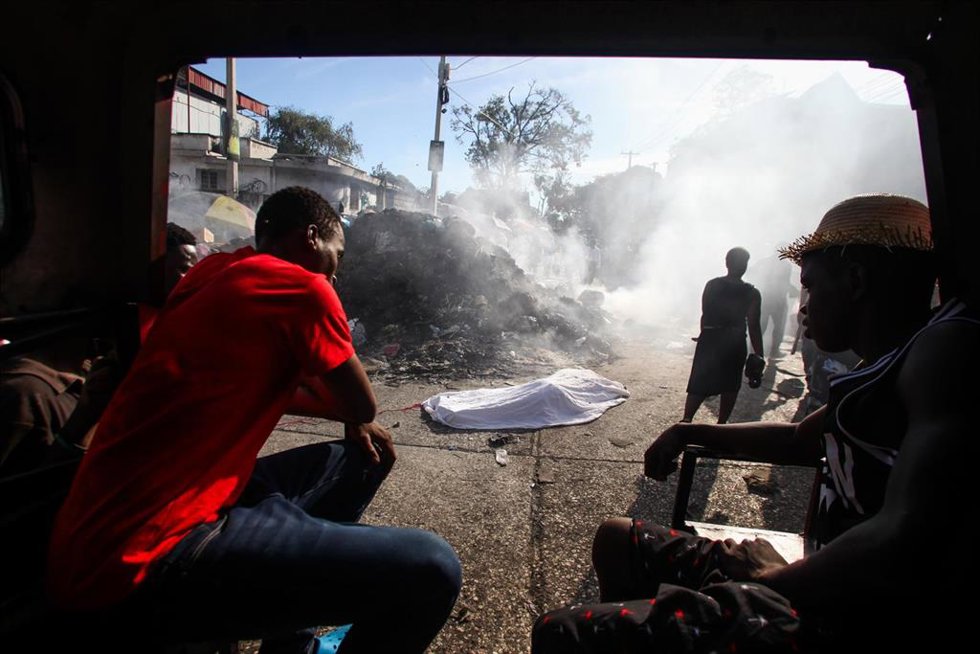 Imagen de archivo de la violencia en Puerto Príncipe (Haiti) 