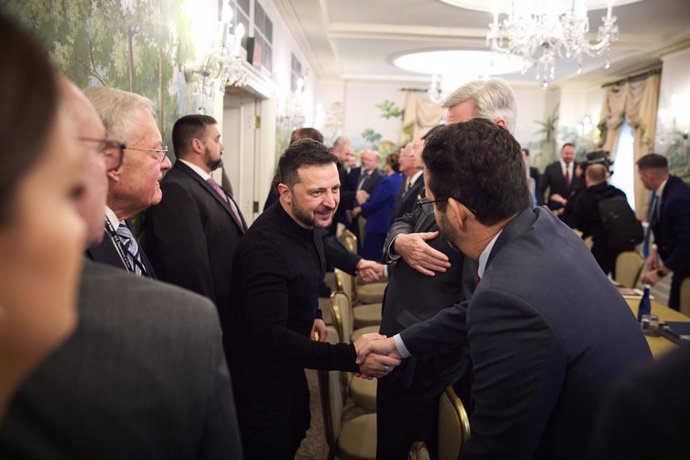 El president d'Ucraïna, Volodímir Zelenski, als EUA