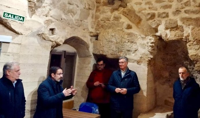 BLasco ha asistido a la inauguración de la cámara oscura de Valderrobres.