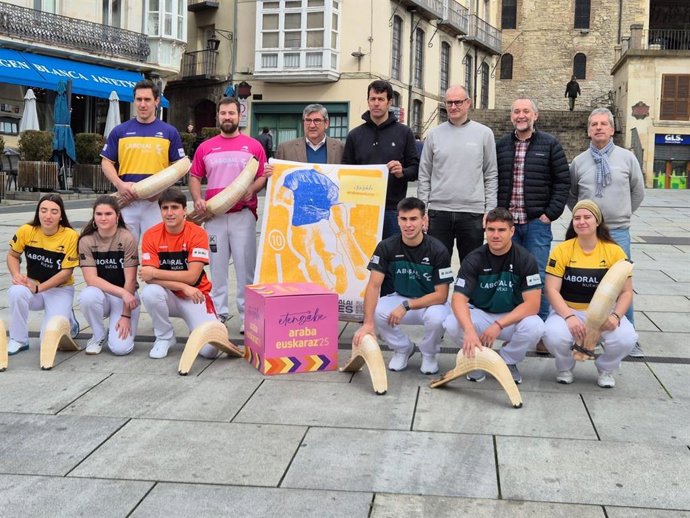 Presentación del 'Araba Euskaraz Master Serie Jai Alai'