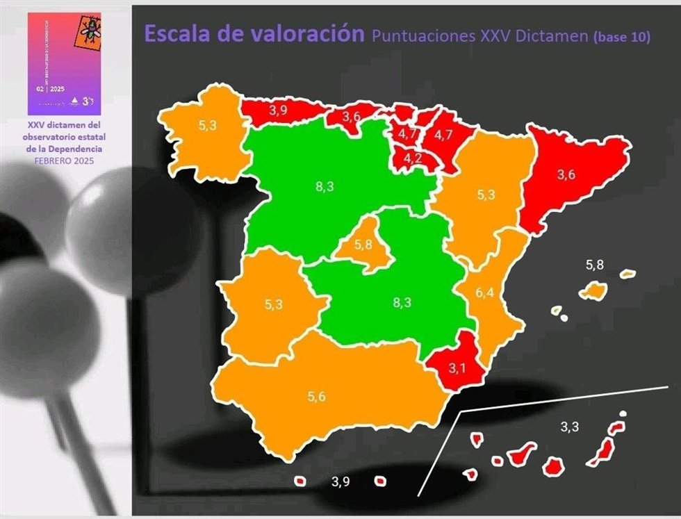 CyL logra la nota más alta en atención a la dependencia con un 8,3 y aumenta su aportación en más de 13 millones
