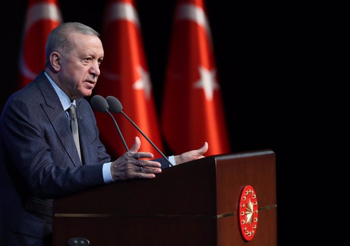 Archivo - January 13, 2025, Istanbul, Istanbul, Turkey: Turkish President Recep Tayyip Erdogan participates in the Year of the Family promotion program, Turkey, on 13 January 2025