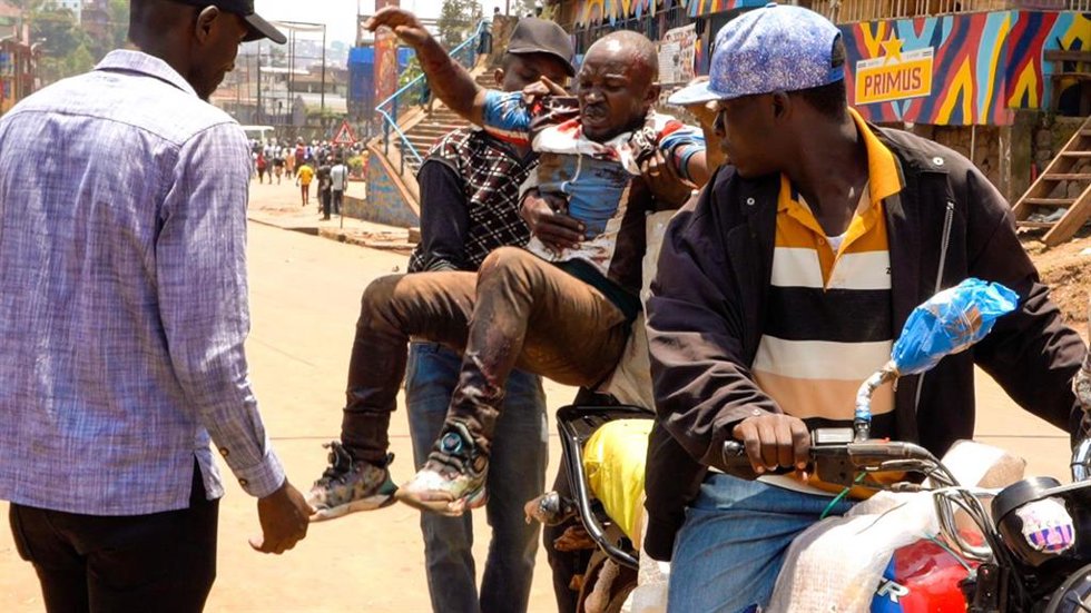 Imagen de archivo de explosiones en Bukavu (RDC)