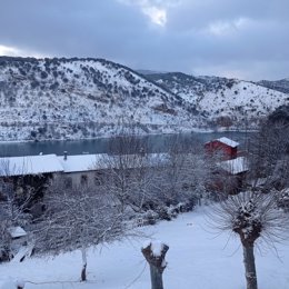 Archivo - Imagen de archivo de nieve en La Rioja