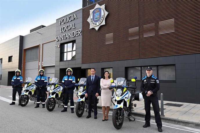 La Policía Local de Santander aumenta su parque móvil con cuatro nuevas motocicletas