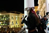 Carolina Yuste aboga por unas fiestas "libres de violencia y amorosas" para todos en su pregón del Carnaval de Badajoz