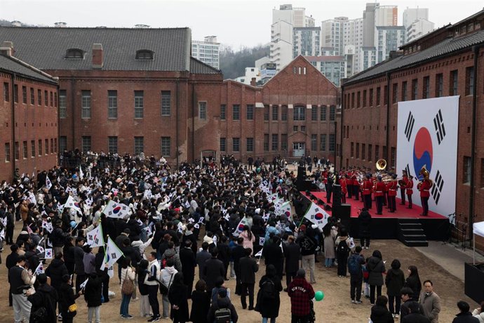 Movilizaciones en Corea del Sur en la conmemoracion del movimiento de independencia de 1919