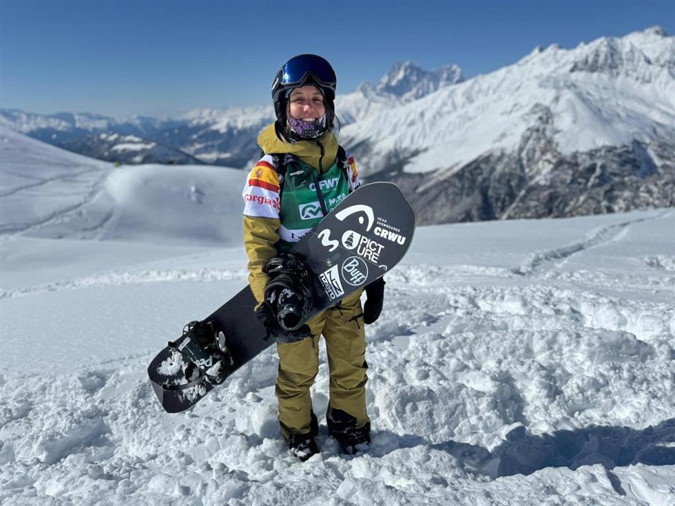 Núria Castán se sube al podio en el Freeride World Tour de Georgia