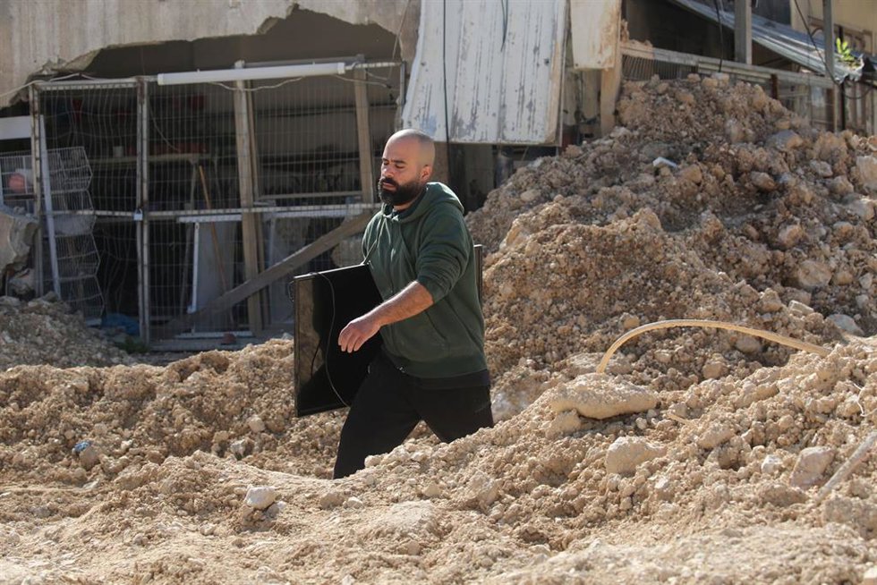 Desplazamiento forzado de palestinos en Tulkarem (Cisjordania) 