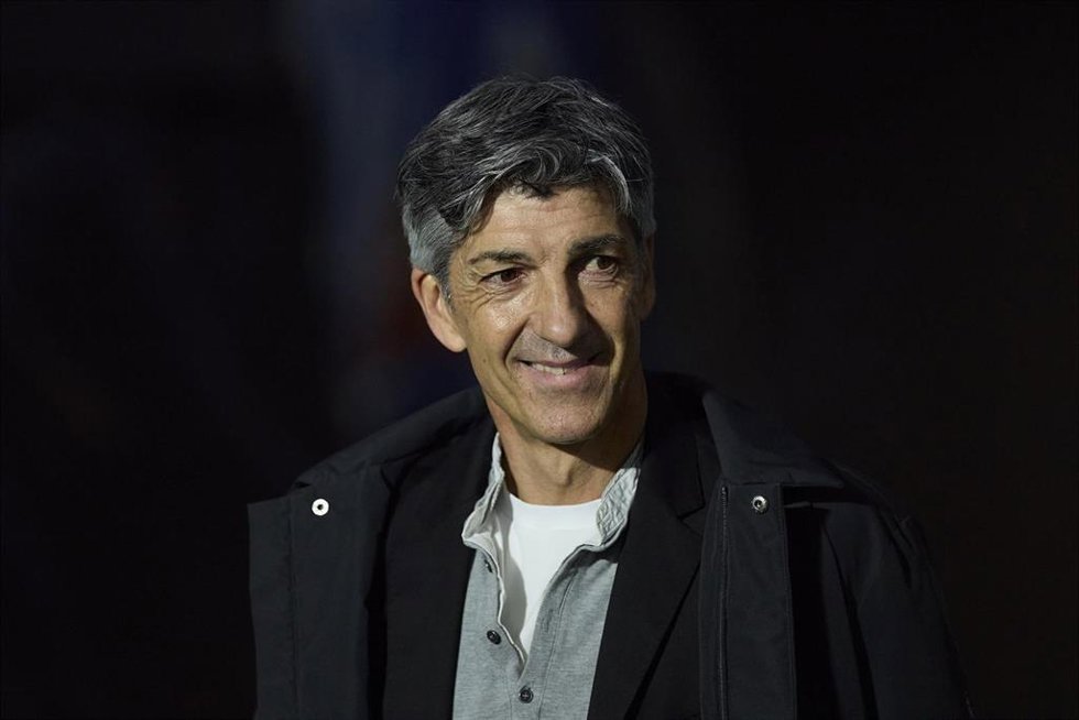 Imanol Alguacil, entrenador de la Real Sociedad