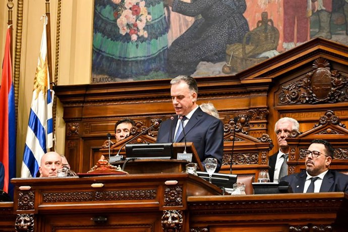O Presidente do Uruguai, Yamandú Orsi