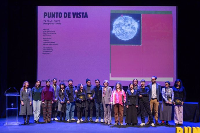 Foto de los ganadores del Festival Punto de Vista 2025.