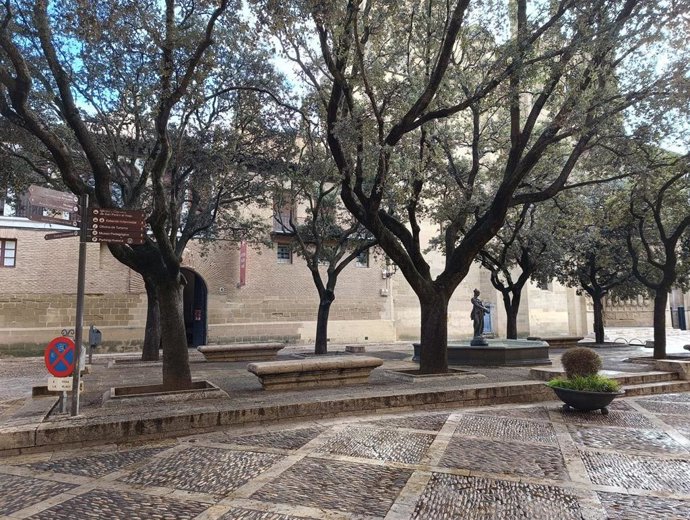 Hasta cinco litros han caído en Huesca esta pasada madrugada, según los datos facilitados por Aemet Aragón.