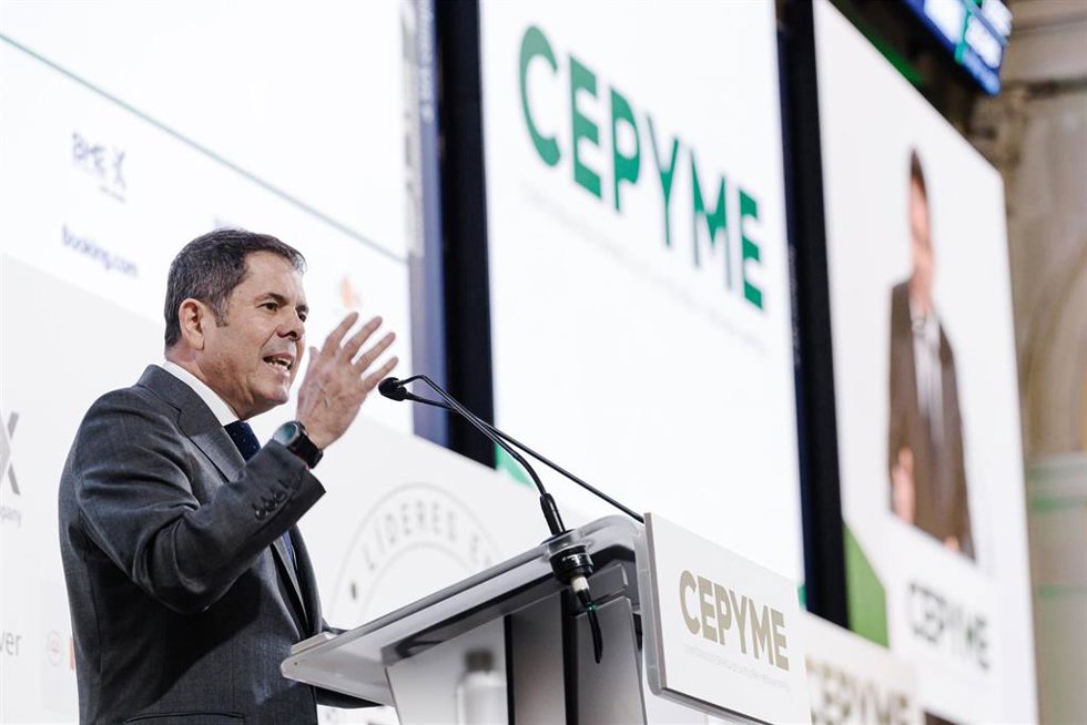 Archivo - El presidente de Cepyme, Gerardo Cuerva. 