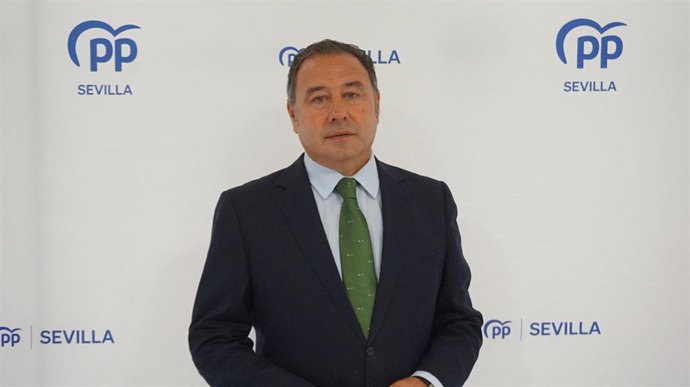 Archivo - El presidente del PP en la provincia de Sevilla, Ricardo Sánchez.