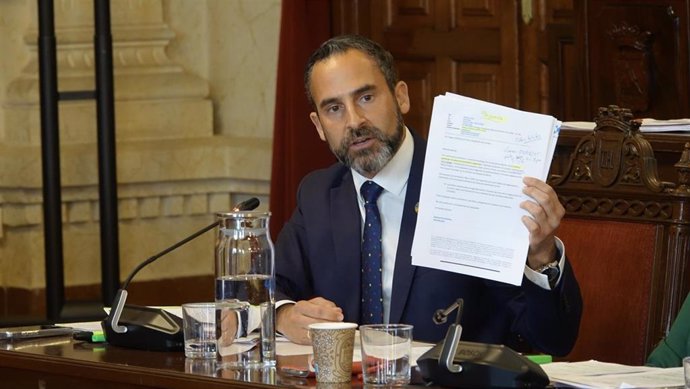 El portavoz del PSOE, Daniel Pérez.