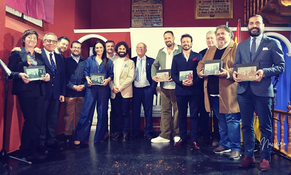 Imagen de los reconocimientos del programa de radio 'Calle Lechería' a la difusión del flamenco.