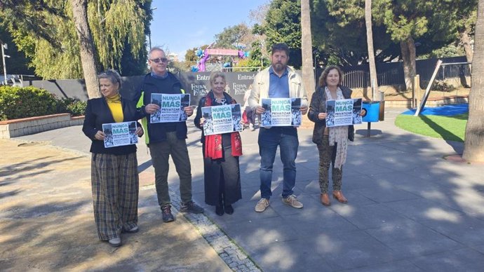 Málaga.- Con Málaga pide que "nunca más se privaticen espacios verdes de la ciudad" 