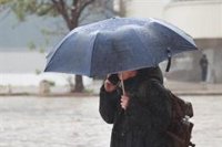 Avisos este lunes en seis provincias, de nivel naranja en Cádiz y Málaga por lluvias de hasta 80 litros en 12 horas