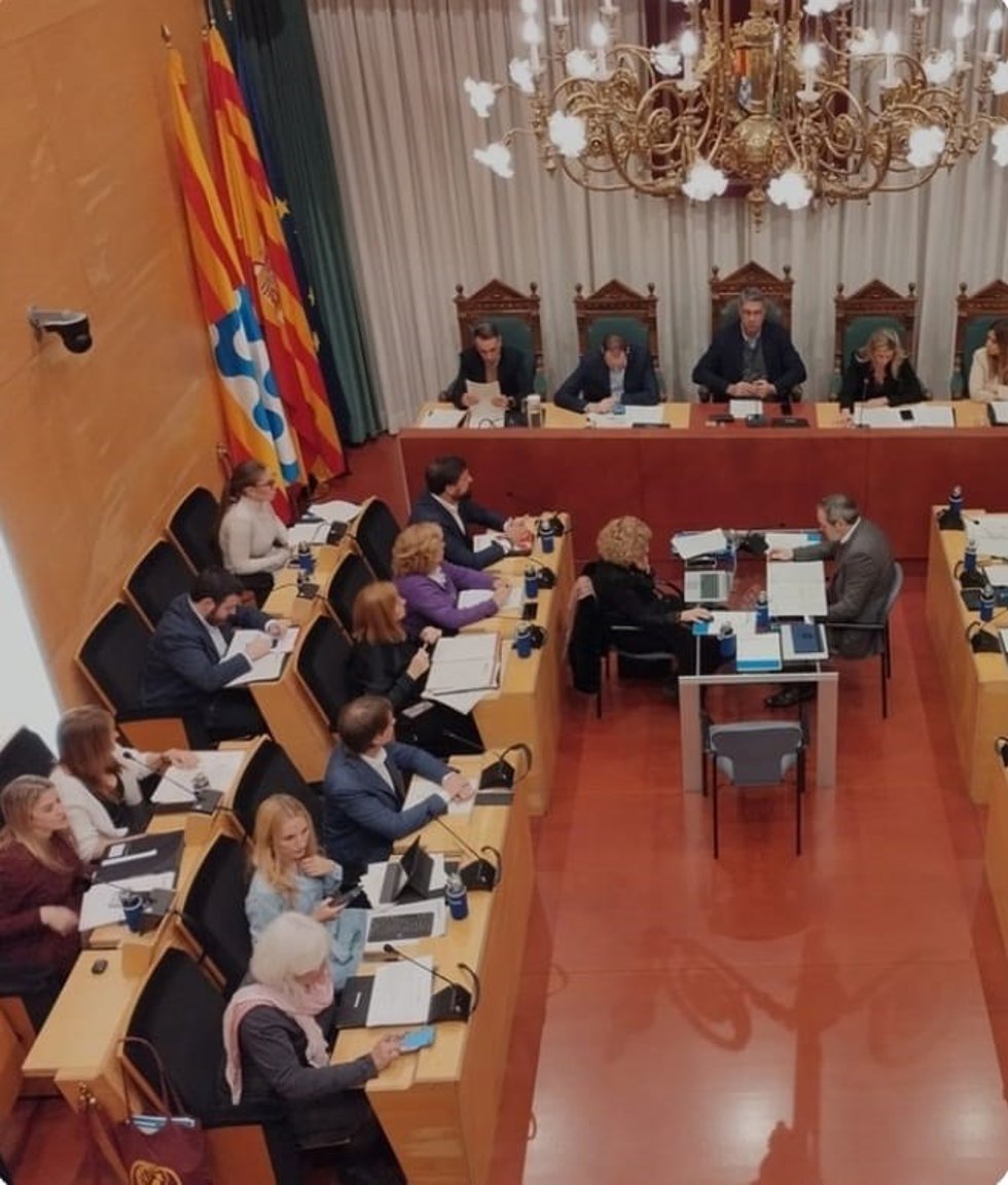 Pleno en Badalona