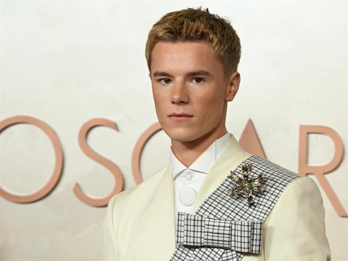 March 2, 2025, Los Angeles, California, USA: EDVIN RYDING during red carpet arrivals for the 97th Academy Awards, presented by the Academy of Motion Picture Arts and Sciences (AMPAS), at the Dolby Theatre in Hollywood.