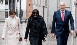 La expareja de Ábalos, Jéssica Rodríguez, a su llegada al Tribunal Supremo, a 27 de febrero de 2025, en Madrid (España). 