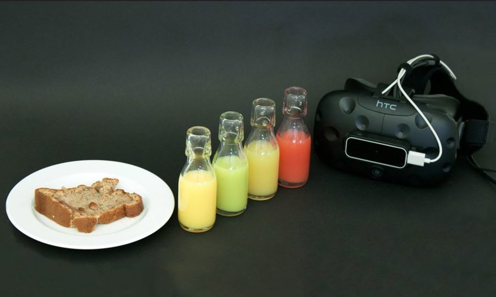 Realidad virtual aplicada al sentido del gusto
