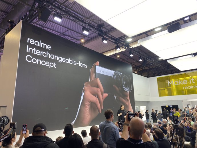 Formato de lente intercambiable de realme