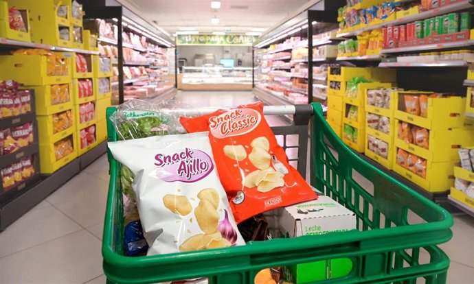 Snack Mercadona, carrito de la compra