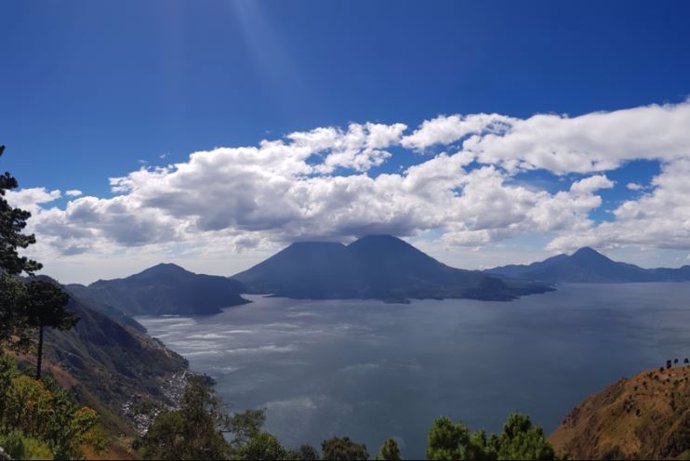 Lago Atitlán, na Guatemala