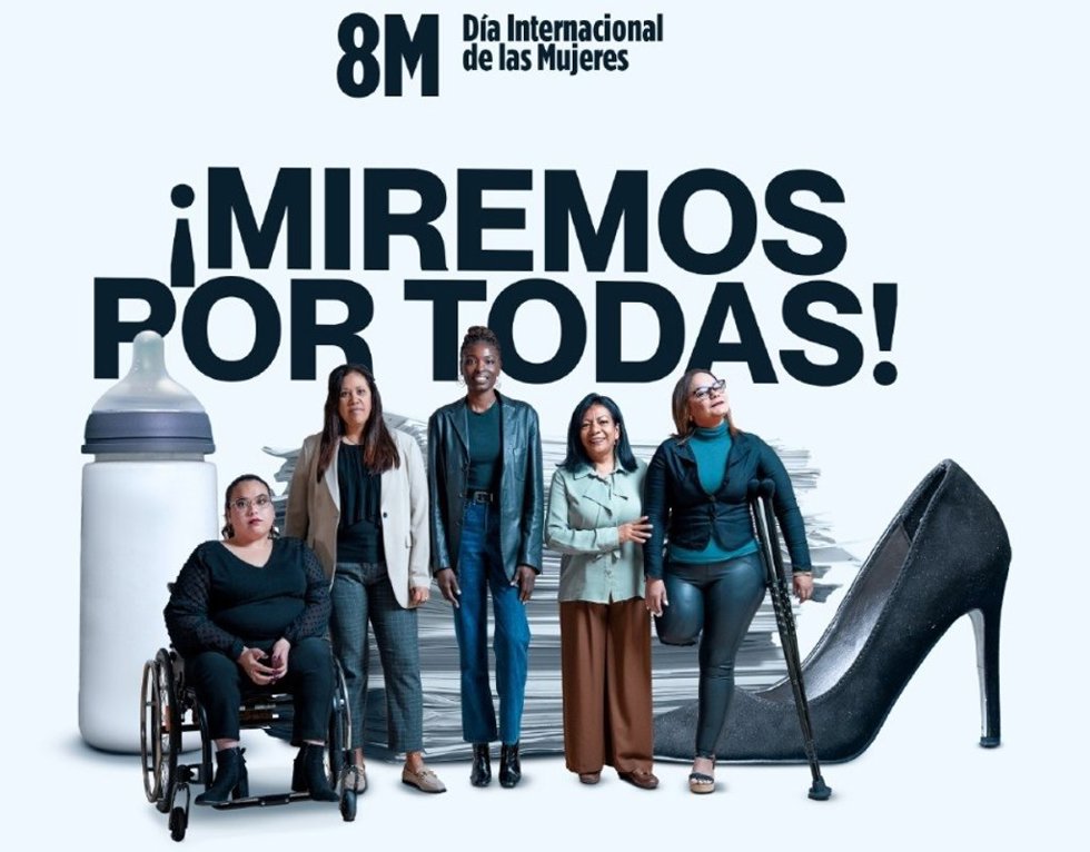 Cartelería de la campaña institucional del Gobierno de Canarias con motivo del 'Día Internacional de la Mujer'