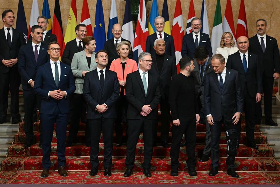 Reunión sobre Ucrania en Downing Street.