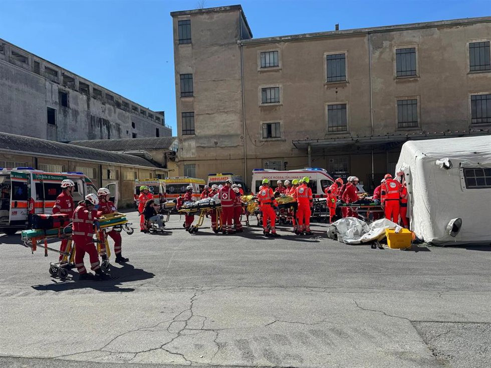 Simulacro de la OMS en colaboración con la Universidad de Oviedo