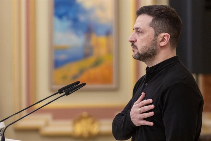 El presidente de Ucrania, Volodimir Zelenski