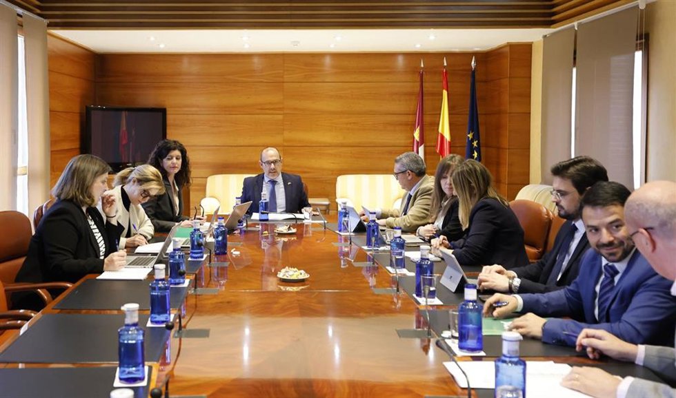 Reunión de la Mesa de las Cortes de C-LM.